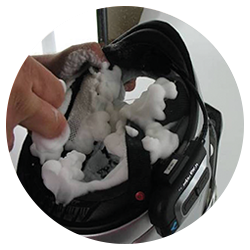 Motorcycle Helmet Cleaner